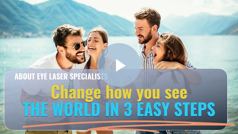 Change how you see the world in 3easy steps Eye Laser Specialists Anton Van Heerden Melbourne button
