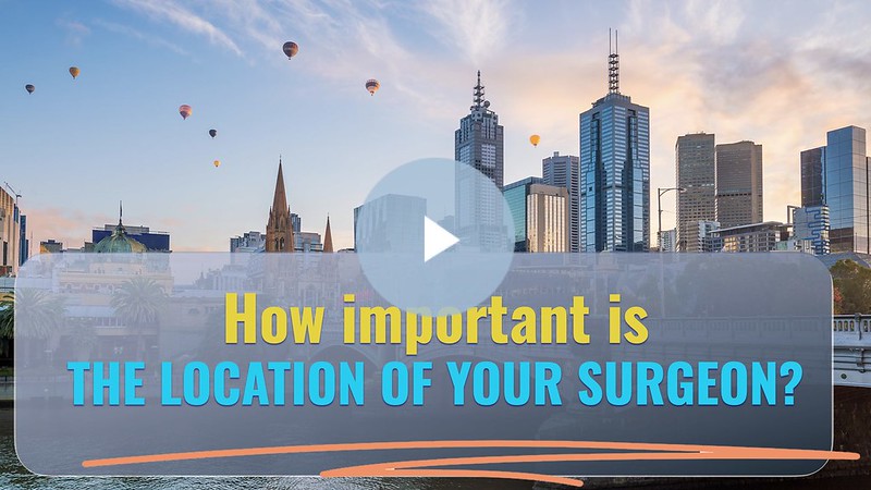 How important is the location of your surgeon Eye Laser Specialists Anton Van Heerden Melbourne button