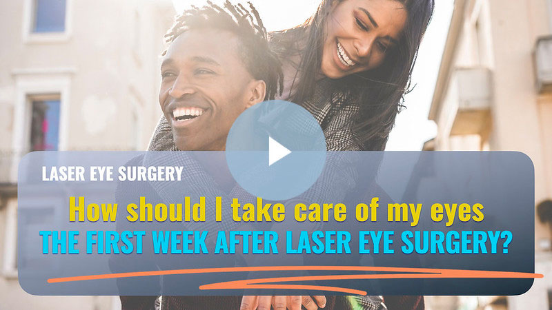 How should I take care of my eyes the first week after laser eye surgery? Dr Anton van Heerden eye laser specialist melbourne