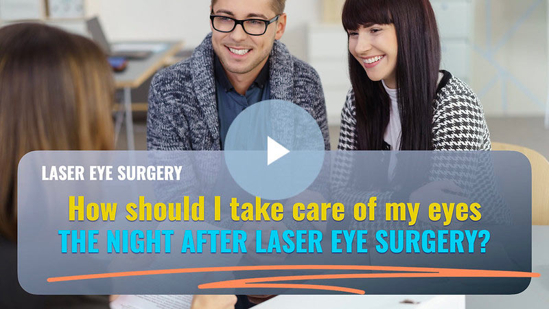 How should I take care of my eyes the night before laser eye surgery?Dr Anton van Heerden eye laser specialist melbourne