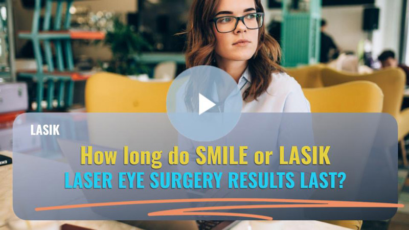 How long do SMILE or LASIK LASER EYE SURGERY RESULTS LAST Dr Anton van Heerden eye laser specialist melbourne