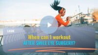 When can I workout AFTER SMILE EYE SURGERY Dr Anton van Heerden eye laser specialist melbourne