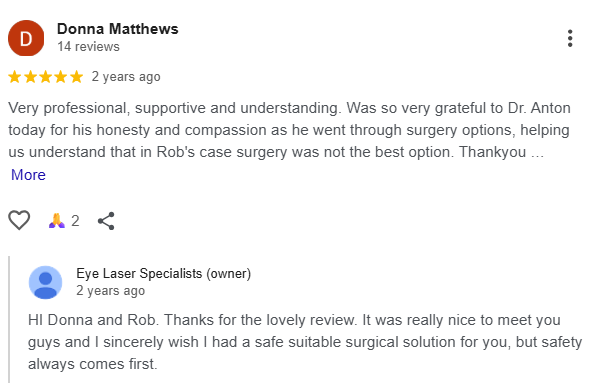 Our clinical reputation